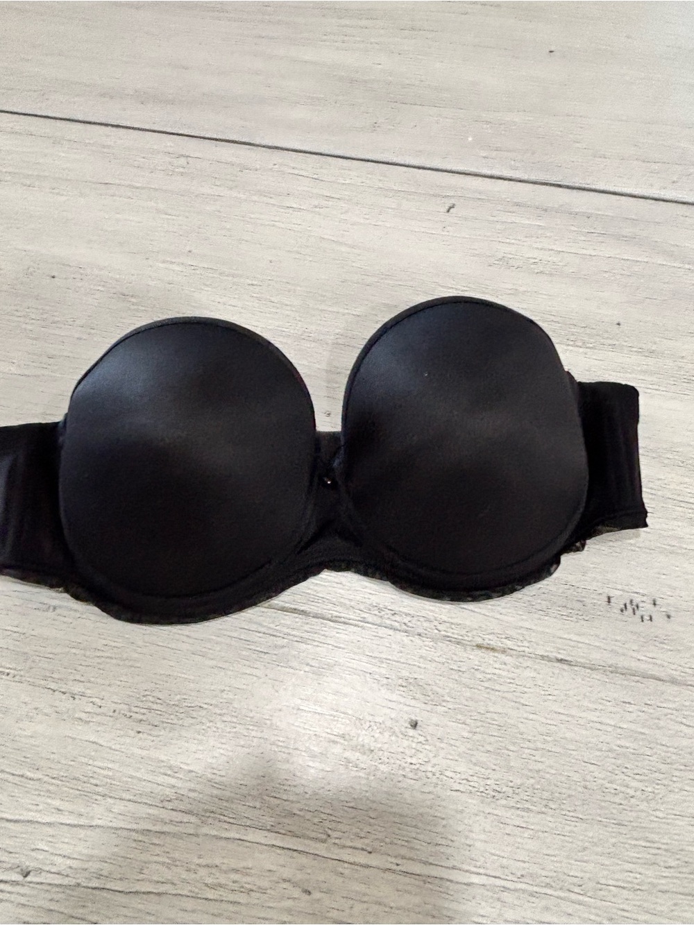 CHANTELLE Women’s Black 3065 SENSUA Invisible Ultra-Comfort Strapless Bra Sz 36B